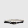 Black Bamboo Buckle Belt