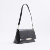 Black Bar Front Clutch Bag