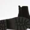 Black Block Heeled Side Zip Boots
