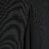 Black Bodycon Godet Skirt Maxi Dress