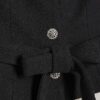 Black Boucle Hybrid Mini Dress Black Boucle Hybrid Mini Dress