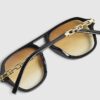 Black Chain Temple Navigator Sunglasses