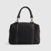 Black Charm Jacquard Monogram Holdall Bag