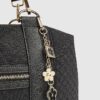 Black Charm Jacquard Monogram Holdall Bag