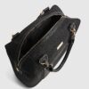 Black Charm Jacquard Monogram Holdall Bag