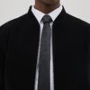 Black Checkerboard Tie Set