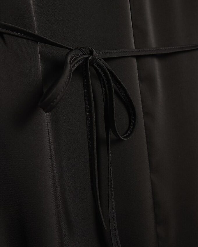 Black Column Midi Dress