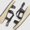 Black Cross Strap Sling Back Wedge Sandals