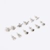 Black Eagle Motif Crystal Multipack Earrings
