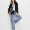Black Edge To Edge Blazer
