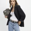 Black Edge To Edge Blazer