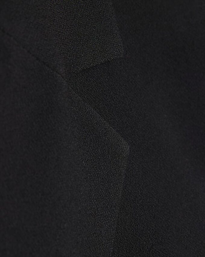 Black Edge To Edge Blazer