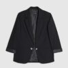 Black Edge To Edge Blazer