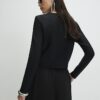 Black Embellished Neat Cardigan