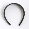 Black Faux leather headband