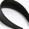Black Faux leather headband