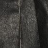 Black Faux Leather Pleated Mini Skirt