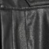 Black Faux Leather Wide Leg Trousers