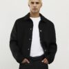 Black Faux Suedette Western Jacket