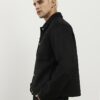 Black Faux Suedette Western Jacket