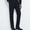 Black formal derby shoes