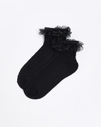 Black frill ankle socks Black frill ankle socks
