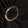 Black Gold Buckle Midi Dress