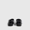 Black Gold Trim Loafers