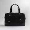 Black Heart Quilted Holdall Bag