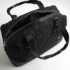 Black Heart Quilted Holdall Bag