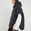 Black Hooded Puffer Cape