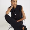 Black Knitted Waistcoat