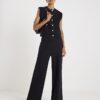 Black Knitted Waistcoat