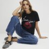 Black L’amour Lips T-Shirt