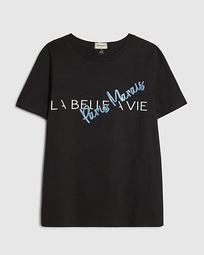 Black La Belle Vie T-shirt