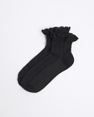 Black Lace Frill Socks Black Lace Frill Socks