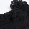 Black Lace Frill Socks