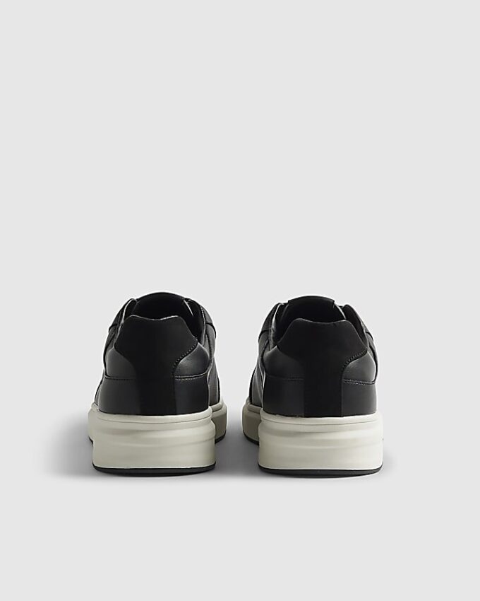 Black Lace Up Trainers