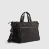 Black Large Webbing Strap Holdall Bag