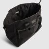 Black Large Webbing Strap Holdall Bag
