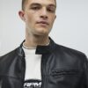 Black Leather Biker Jacket