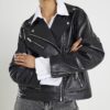 Black Leather Biker Jacket