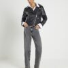 Black Leather Biker Jacket