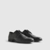 Black Leather Brogue Shoes