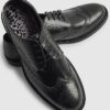 Black Leather Brogues