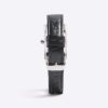 Black Leather Strap Watch