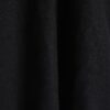 Black Linen Blend Short Sleeve Top