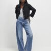 Black Long Sleeve Cosy Bubble Hem Cardigan