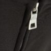 Black Long Sleeve Zip Up Bomber Sweatshirt