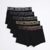 Black Metallic RI Pack Of 5 Trunks